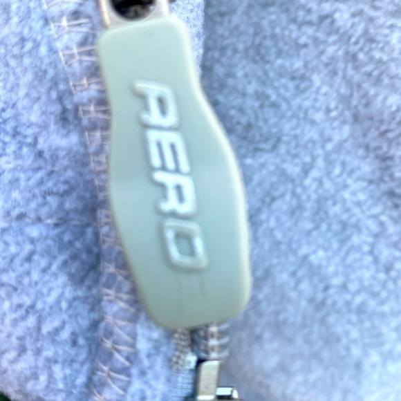 AEROPOSTALE BIG WEST CONFERENCE JACKET MEN’S GRAY FULL ZIP UP POLYESTER … - Picture 7 of 14